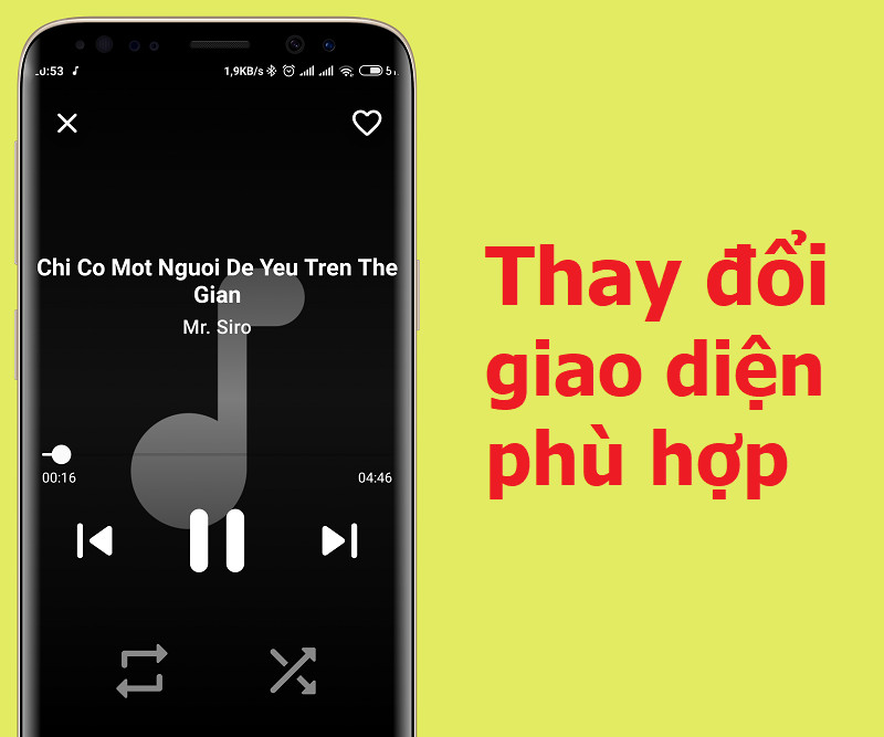 Thay đổi giao diện ph&ugrave; hợp