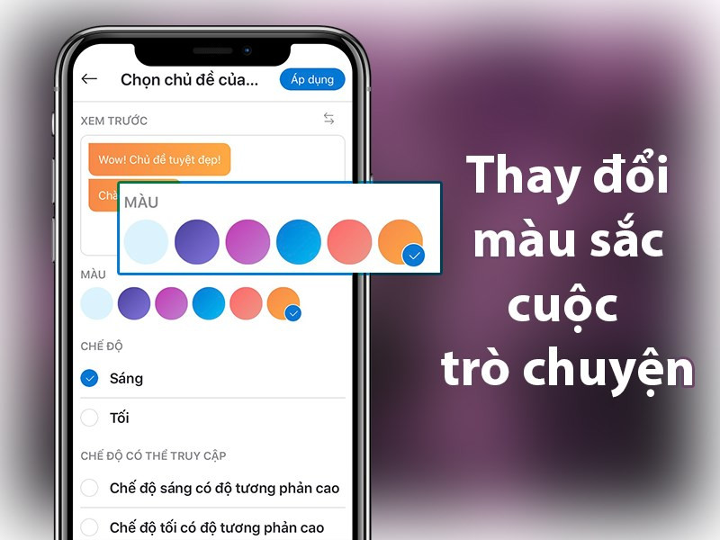 Thay đổi màu sắc cuộc trò chuyện Skype