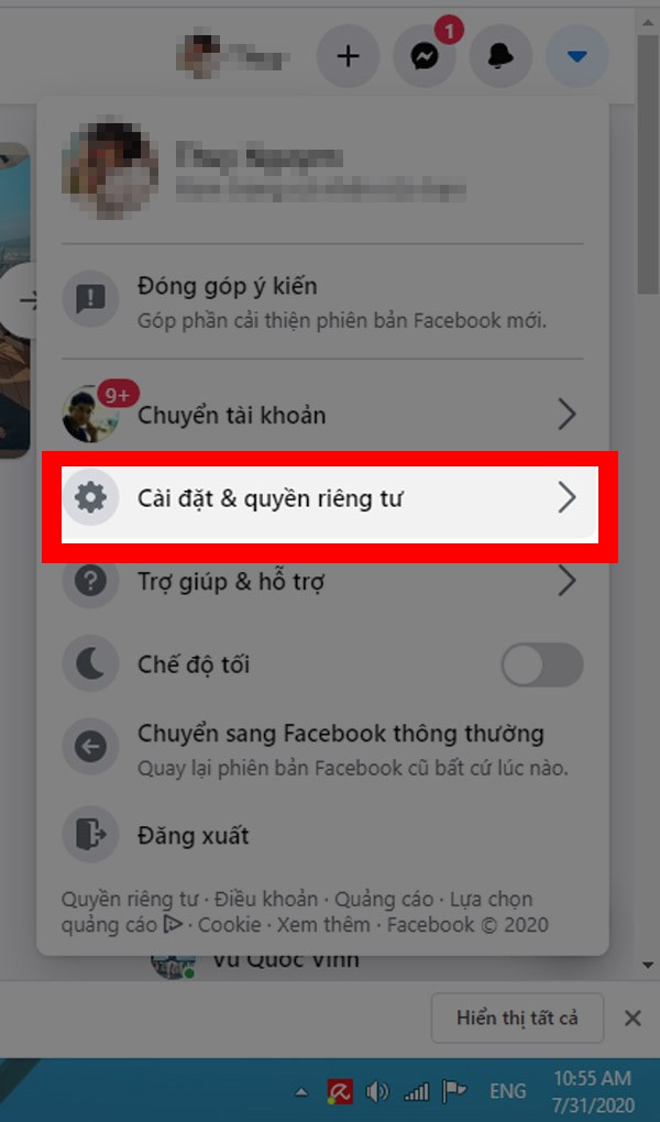 Thêm tài khoản email