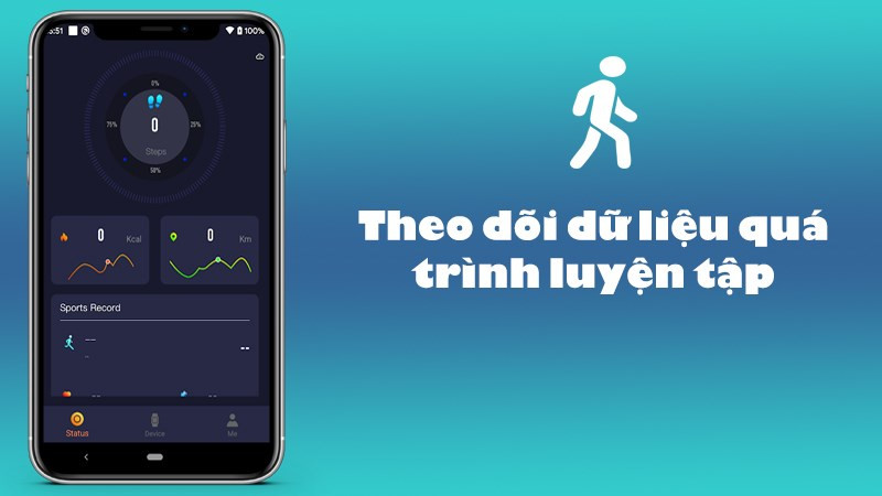 Theo d&otilde;i dữ liệu qu&aacute; tr&igrave;nh luyện tập