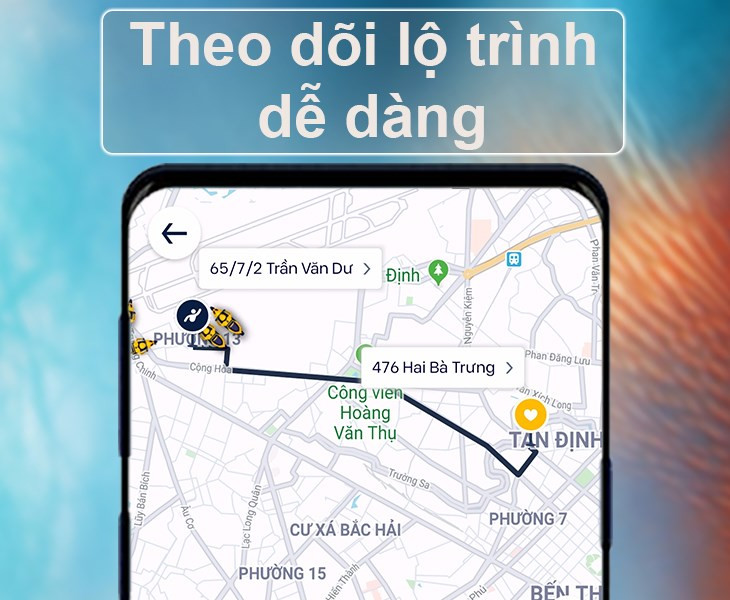 Theo d&otilde;i lộ tr&igrave;nh t&agrave;i xế