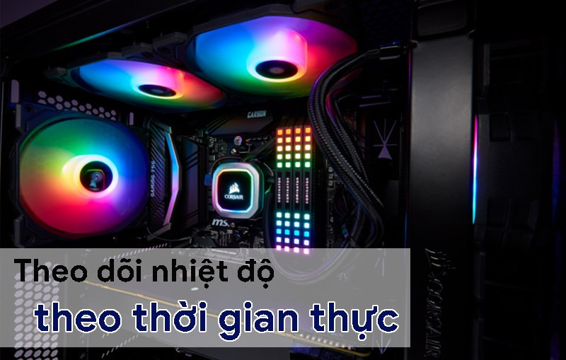 Theo d&otilde;i nhiệt độ thiết bị theo thời gian thực