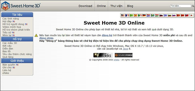 Thiết kế nội thất với Sweet Home 3D