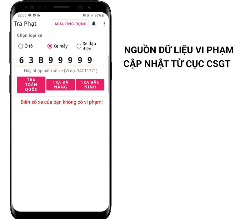 Th&ocirc;ng tin cập nhật li&ecirc;n tục, ch&iacute;nh x&aacute;c từ dữ liệu CSGT