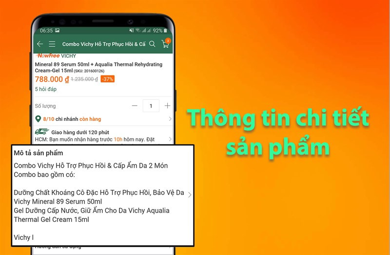 Th&ocirc;ng tin chi tiết sản phẩm