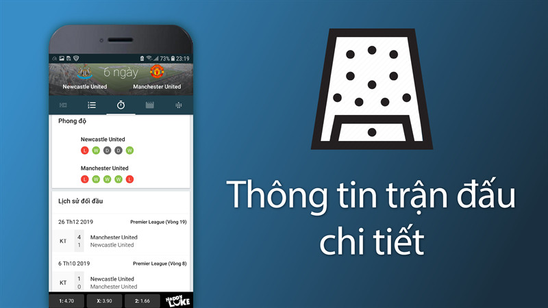 Th&ocirc;ng tin trận đấu chi tiết