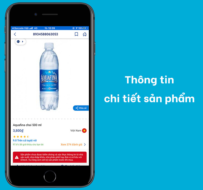 Thông tin chi tiết sản phẩm trên Barcode Việt