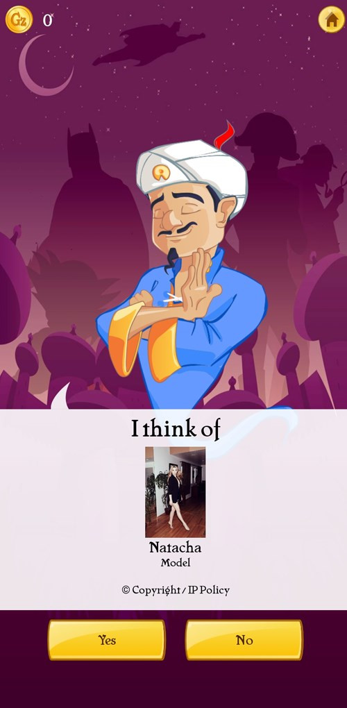 Thử thách Akinator với nhân vật khó