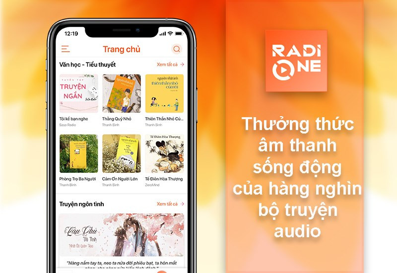 Thư viện audiobook đa dạng trên TuneFM