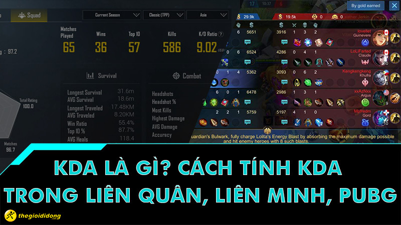 Chỉ Số KDA Trong Game Là Gì? Cách Tính KDA LoL, Liên Quân, PUBG