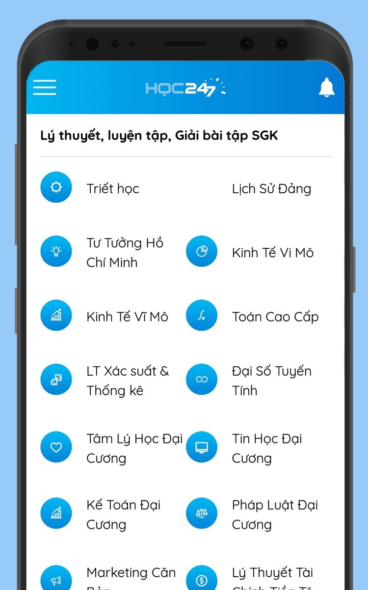 T&agrave;i liệu học tập c&aacute;c m&ocirc;n đại cương cho sinh vi&ecirc;n