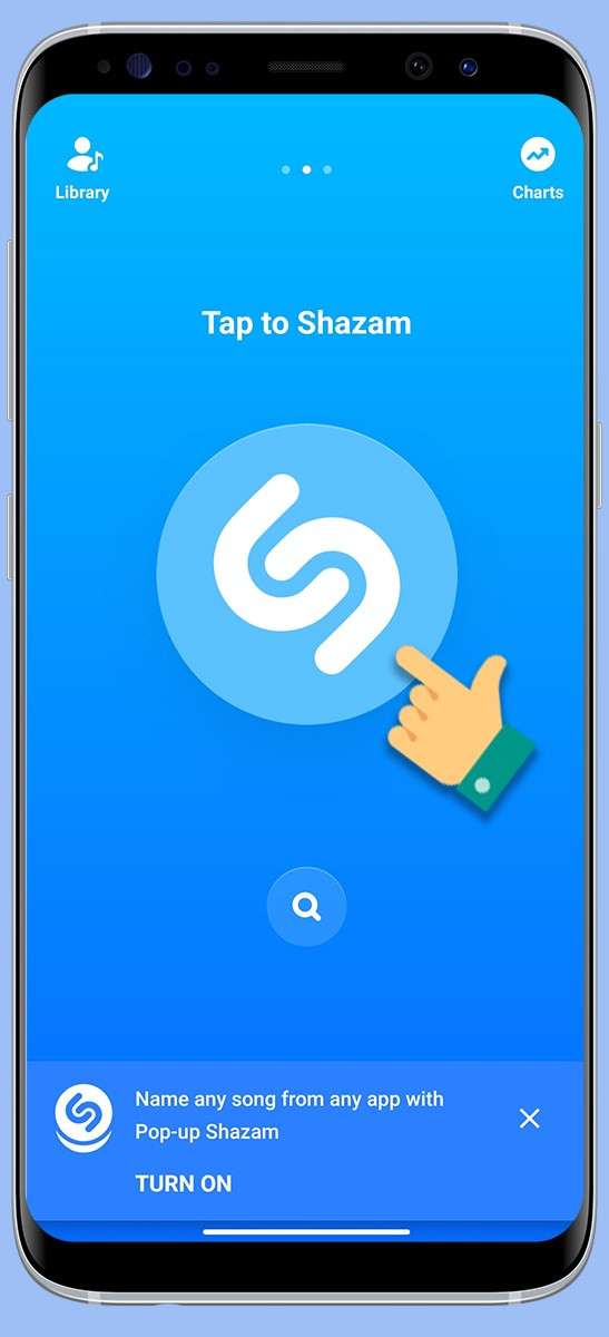 Tìm bài hát thông qua Shazam