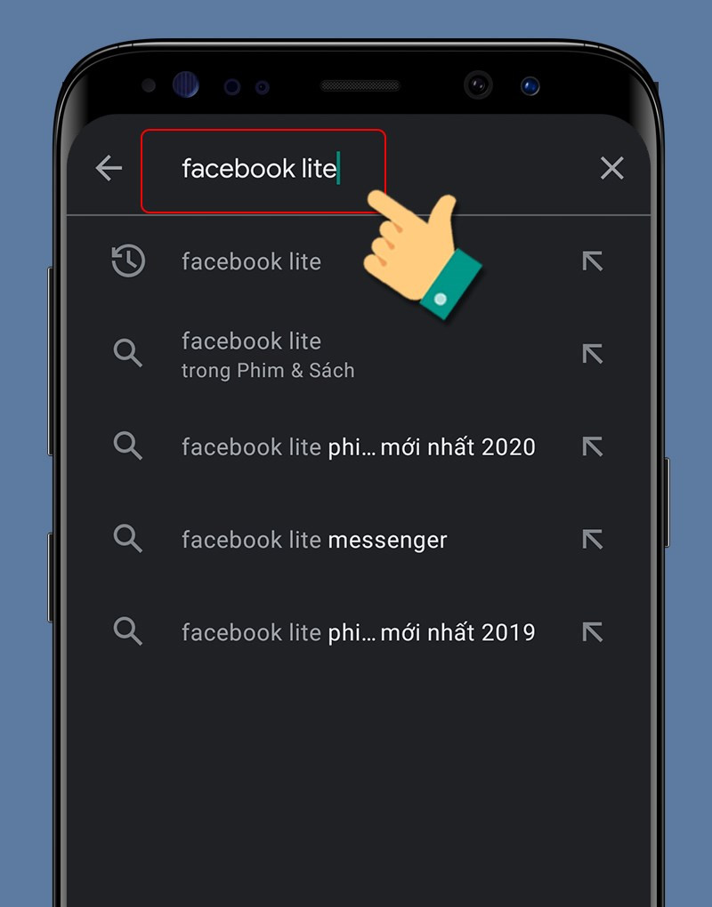 Tìm kiếm Facebook Lite trên CH Play