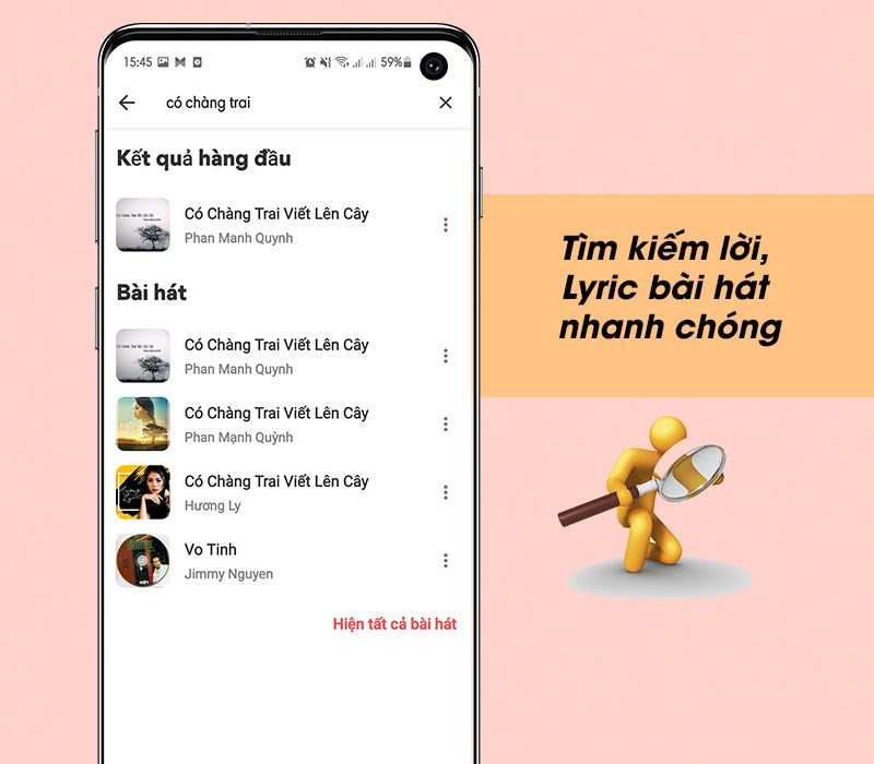Tìm kiếm lời bài hát dễ dàng với Musixmatch