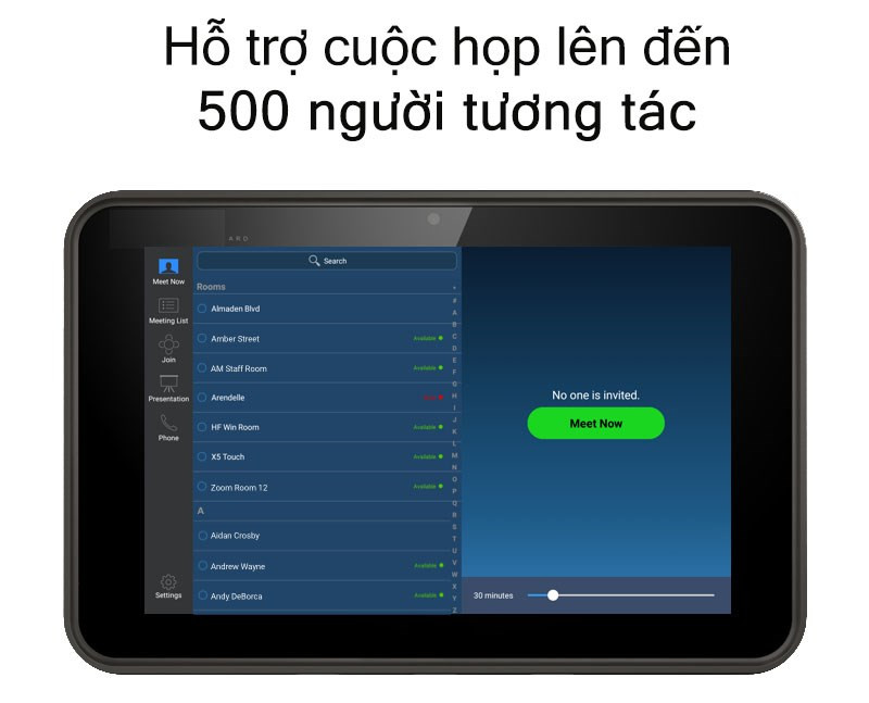 Tính năng chat riêng tư trong Zoom Rooms