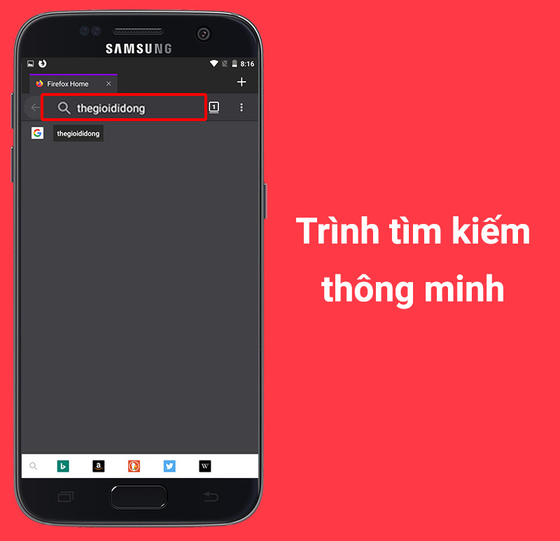  T&igrave;m kiếm nhanh với thanh t&igrave;m kiếm th&ocirc;ng minh