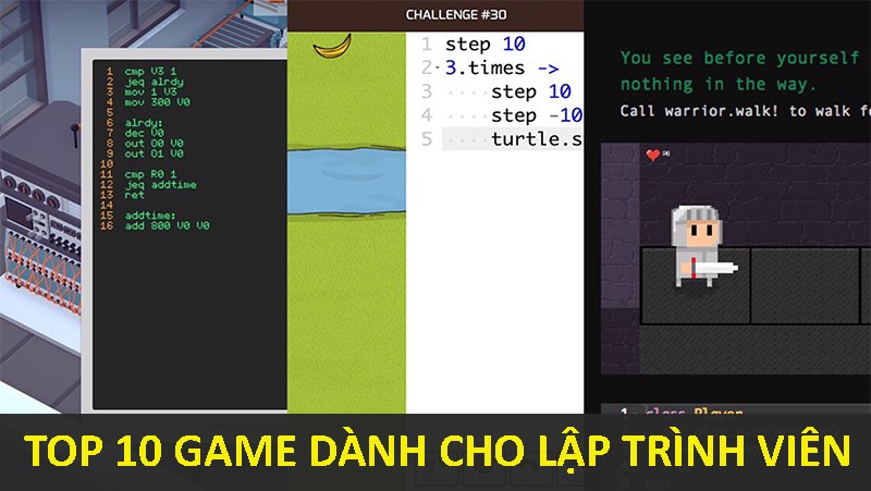 Top 10 game lập trình dành cho lập trình viên