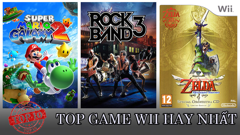 Top game Wii hay và đáng chơi nhất.