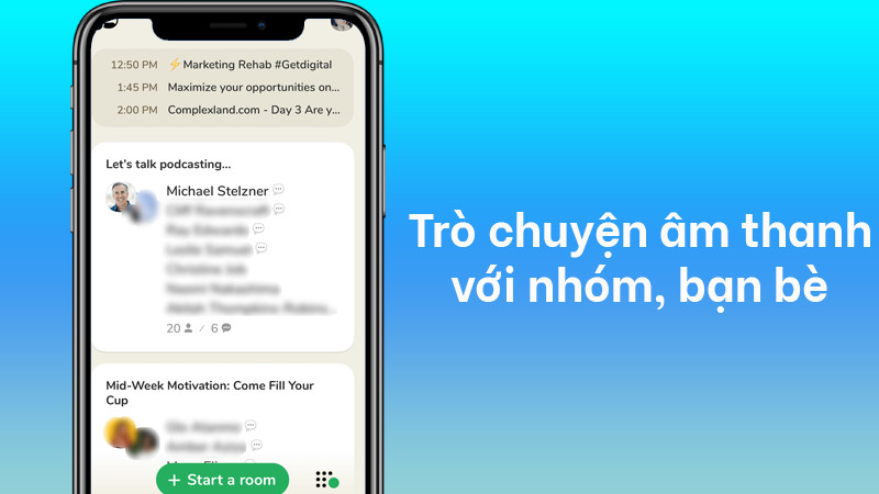 Tr&ograve; chuyện &acirc;m thanh (chat voice) với nh&oacute;m, bạn b&egrave;&nbsp;