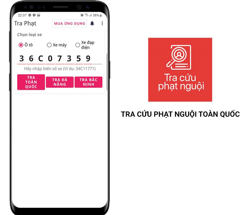 Tra cứu phạt nguội to&agrave;n quốc