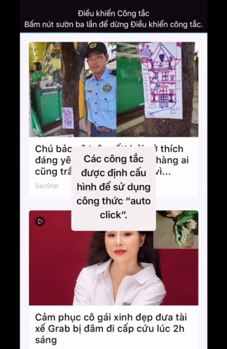 Trải nghiệm Auto Click