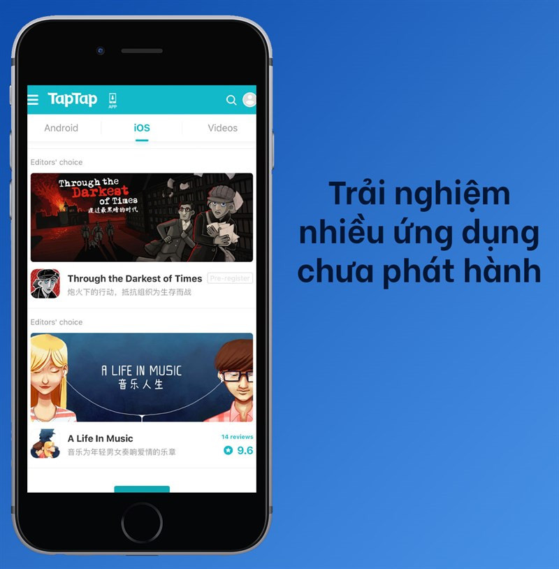 trải nghiệm nhiều ứng dụng chưa c&oacute; tr&ecirc;n app store