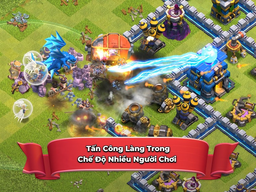 Trận chiến hoành tráng trong Clash of Clans