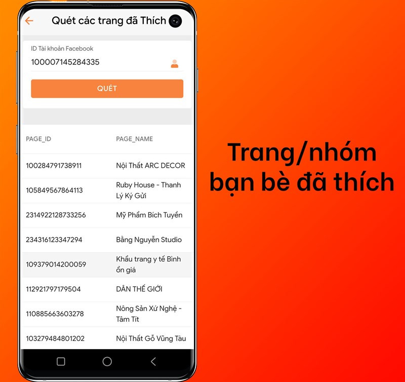 trang nh&oacute;m bạn b&egrave; đ&atilde; th&iacute;ch