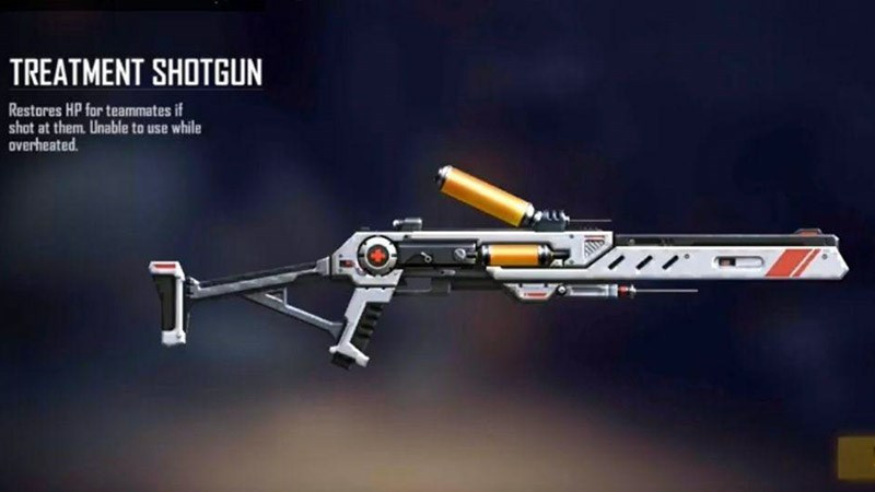 Treatment Shotgun - Vũ khí mới trong Free Fire OB30