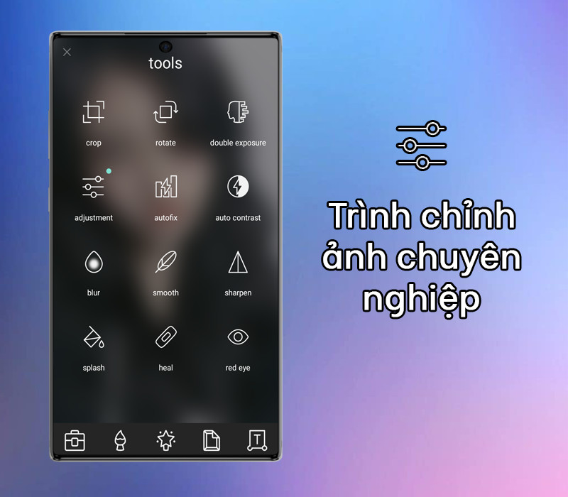 Trình chỉnh ảnh chuyên nghiệp