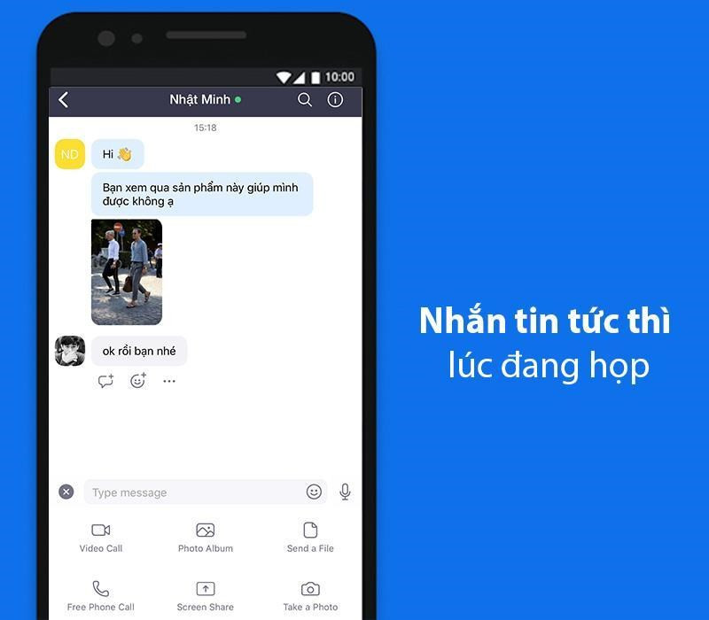 Trực tiếp gửi tin nhắn qua c&aacute;c th&agrave;nh vi&ecirc;n