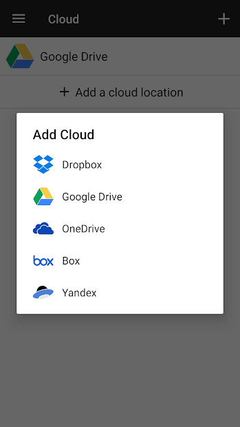 Truy cập Google Drive trong File Manager+