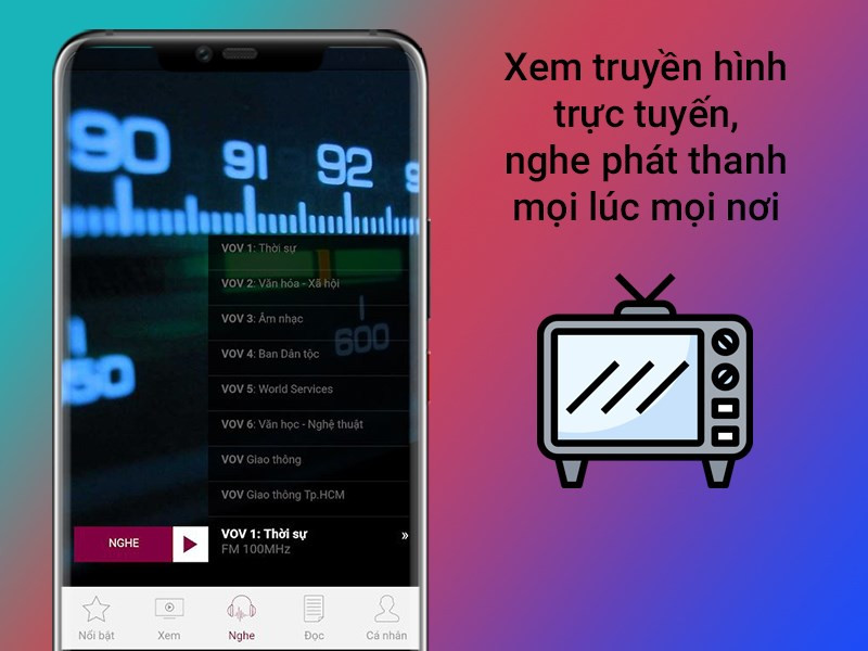 Truyền hình trực tuyến trên VTC NOW