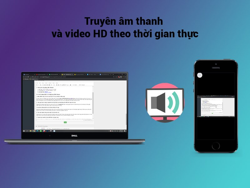 Truyền tải âm thanh và video chất lượng cao