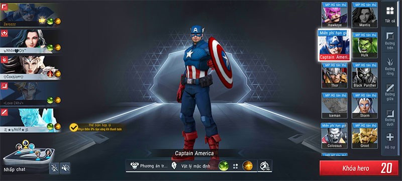 Tướng Marvel Super War