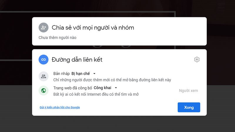 Tùy chỉnh Ai có thể xem trang web của tôi