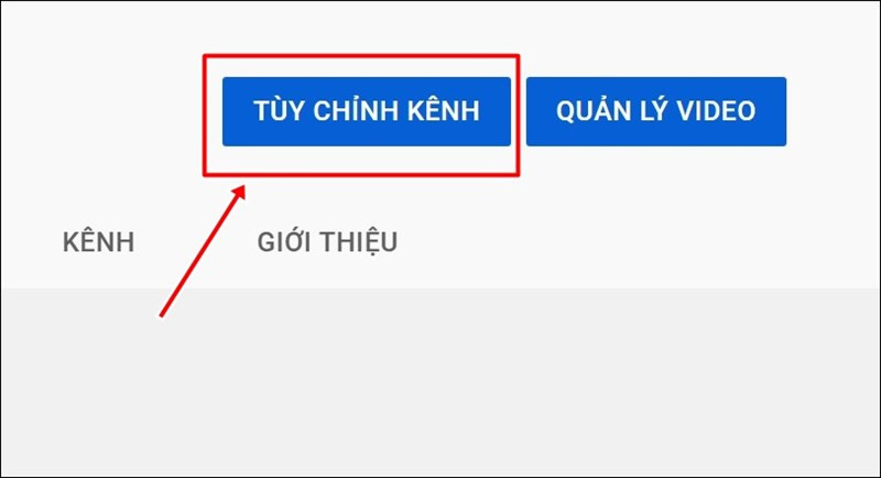 Tùy chỉnh kênh