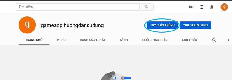 Tùy chỉnh kênh YouTube