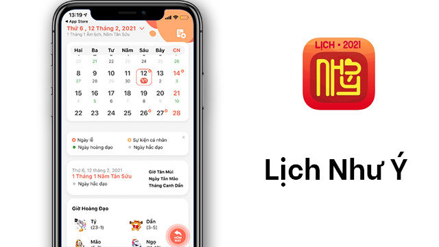 Ứng dụng Lịch Như Ý