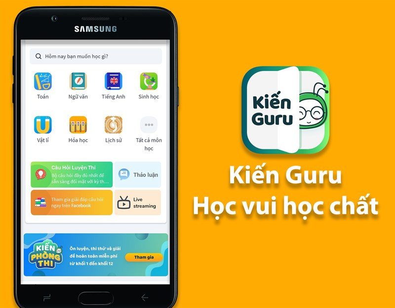 Khám Phá Kiến Guru: Ứng Dụng Học Tập Online Từ Lớp 1 Đến Lớp 12