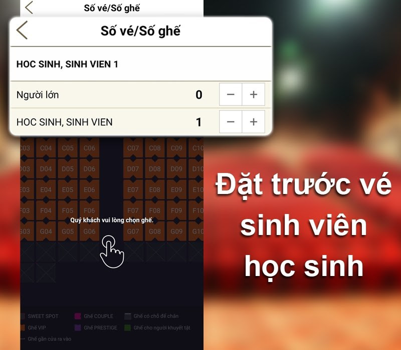 Ưu đãi vé học sinh sinh viên trên Lotte Cinema