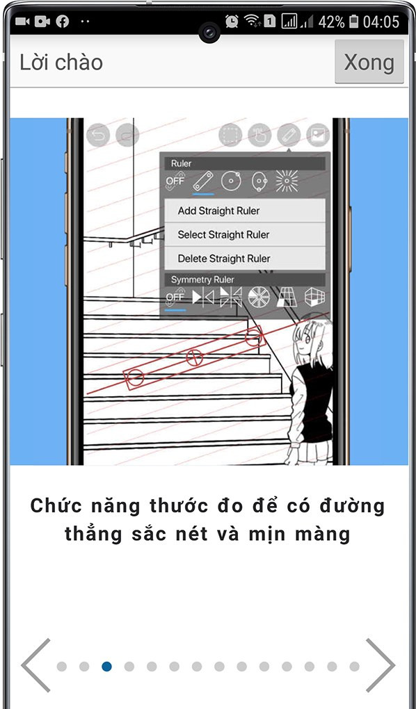 Vẽ đường thẳng mượt mà