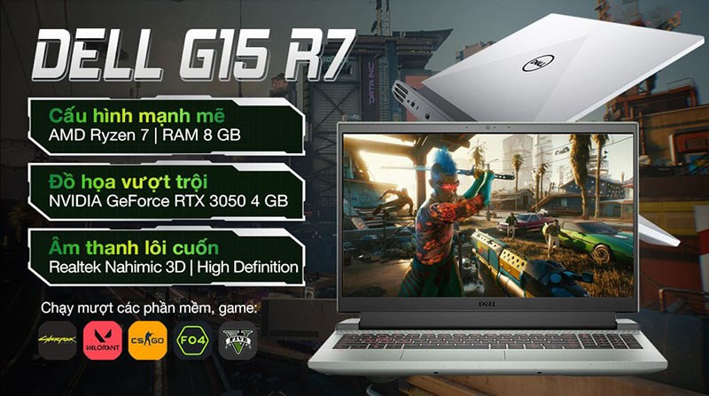 Top 6 Laptop Dell RTX 3050 Cấu Hình Khủng, Chiến Game Mượt Mà