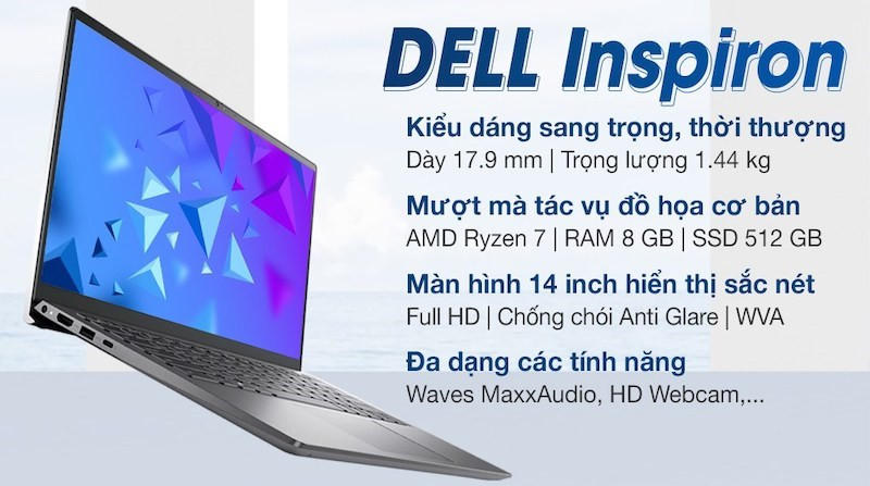 Top 9 Laptop Dell Mỏng Nhẹ, Cấu Hình Cao, Chiến Game Mượt 2023