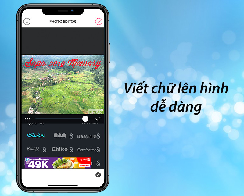 Viết chữ lên ảnh dễ dàng