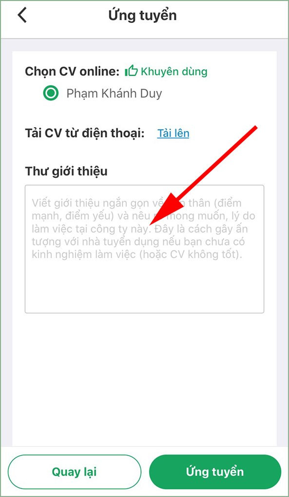 Viết thư giới thiệu gửi đến nhà tuyển dụng kèm theo CV