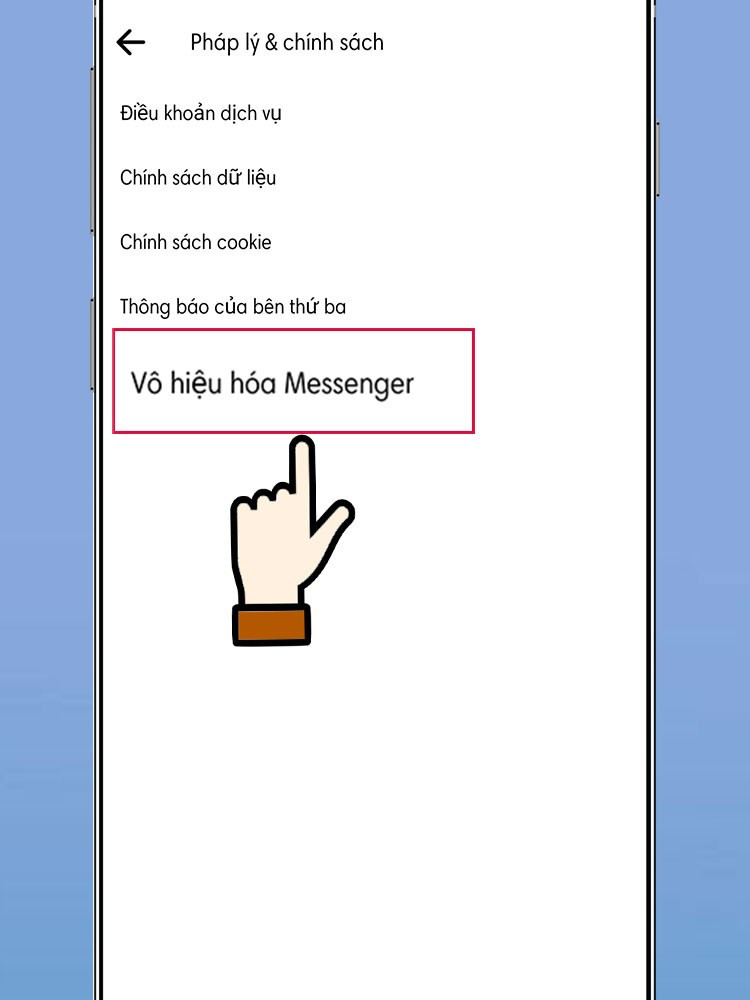 Vô hiệu hóa Messenger