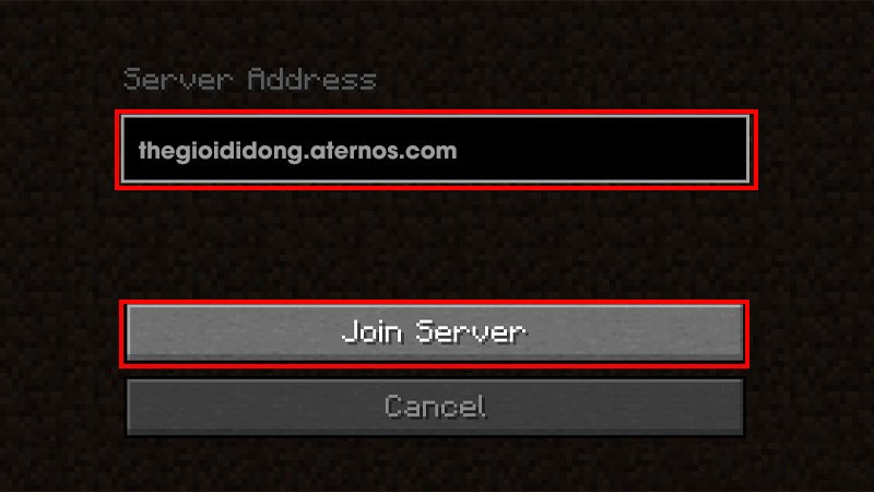 V&agrave;o server Minecraft bước 3