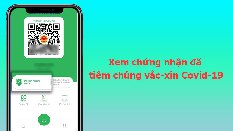 Xem chứng nhận đ&atilde; ti&ecirc;m chủng vắc-xin Covid-19