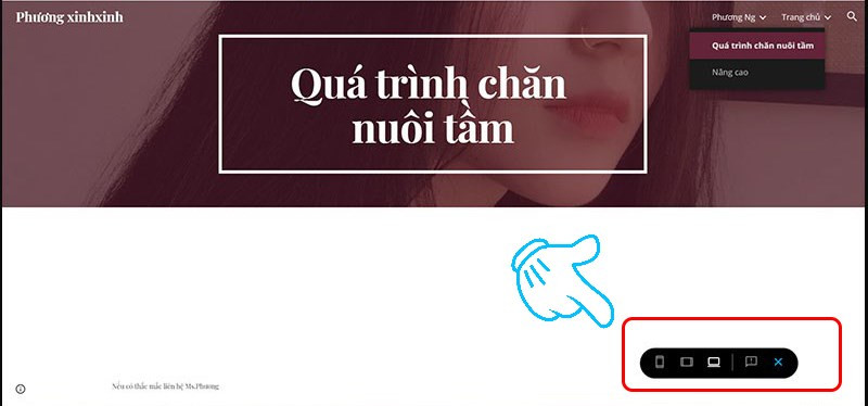 Xem lại giao diện trang chính của bạn